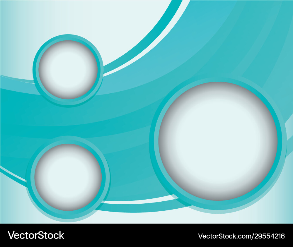 Background design with abstract patterns in blue Vector Image