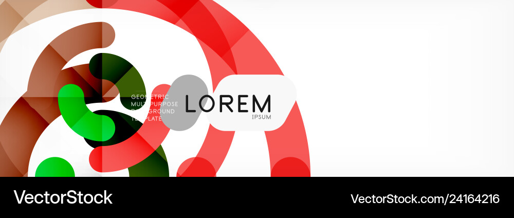 Circular lines design background Vector Image