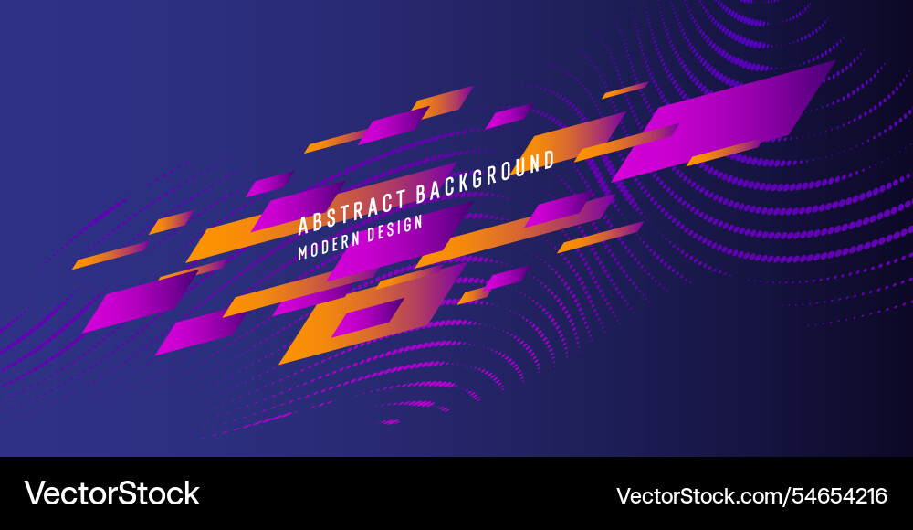 Dynamic Colored Abstract Background vector image