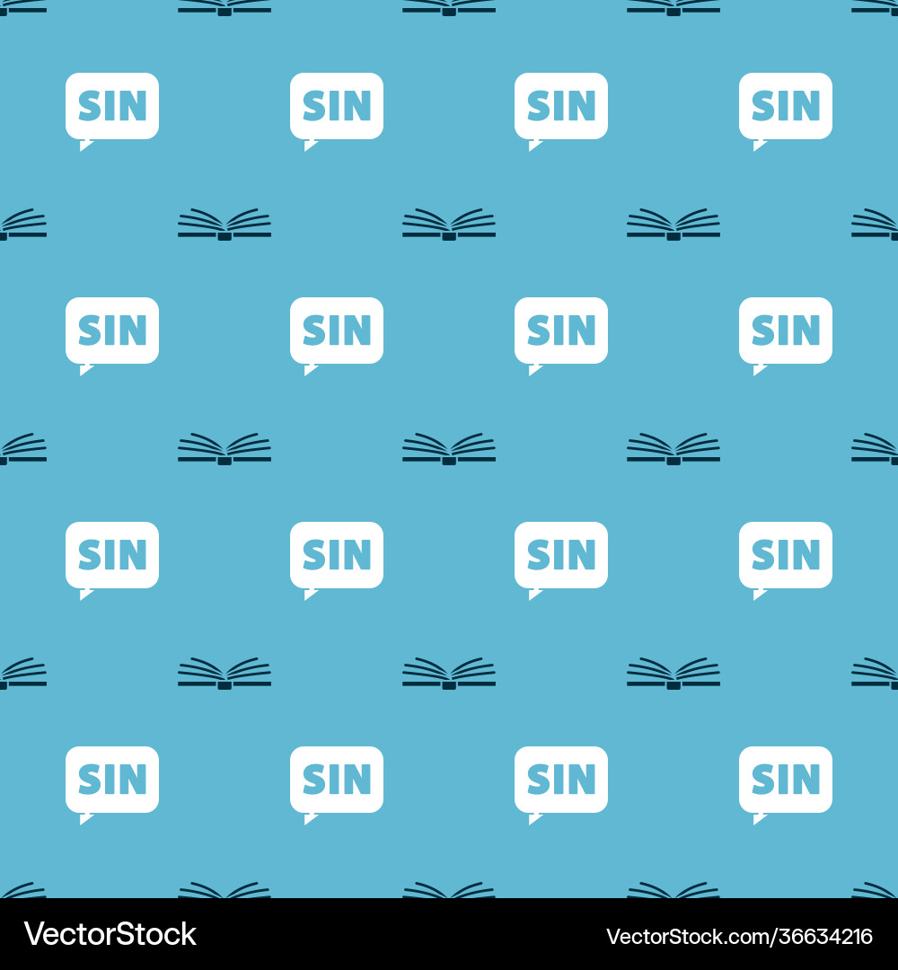 Set open book and mathematics function sine Set open book and mathematics function sine vector image
