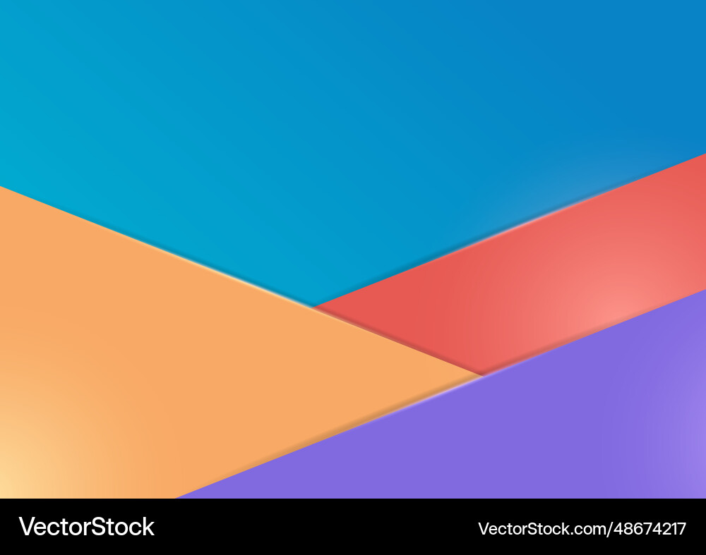 Abstract colorful background with shadows Vector Image