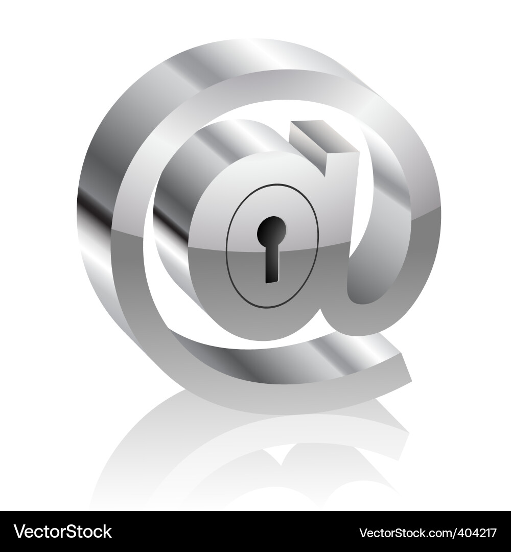 Email Security Concept Vector Image