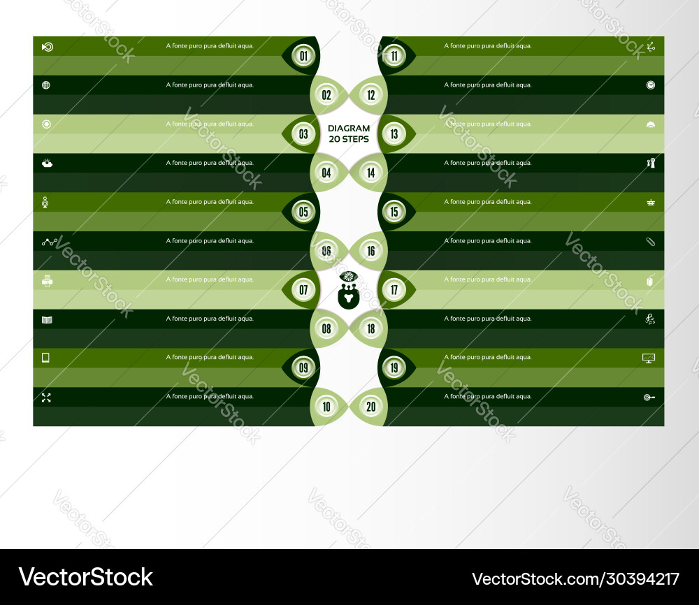 Progress Background - Diagram & Graph Template vector image