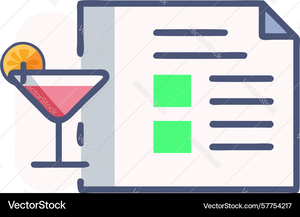 Recipe sharing event document icons design vector image