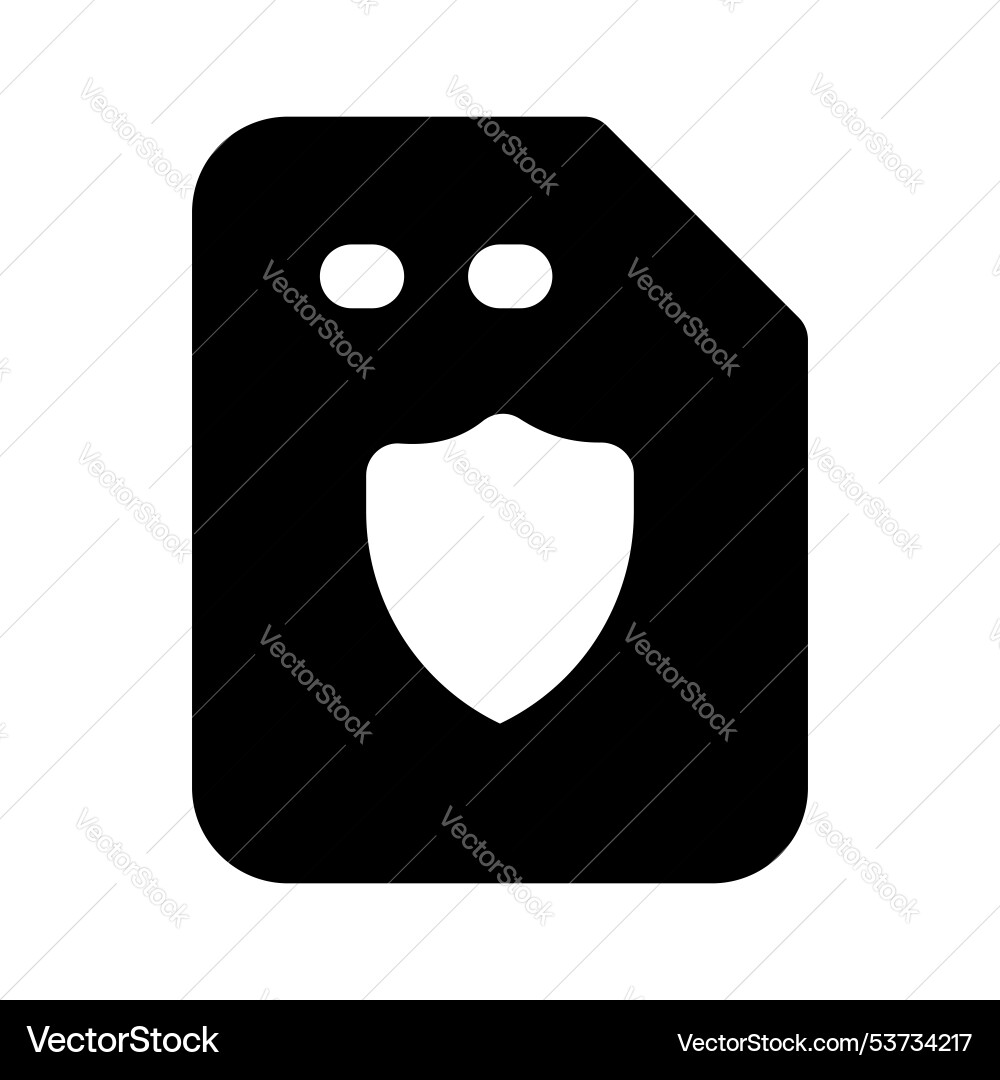 Secure document vector image