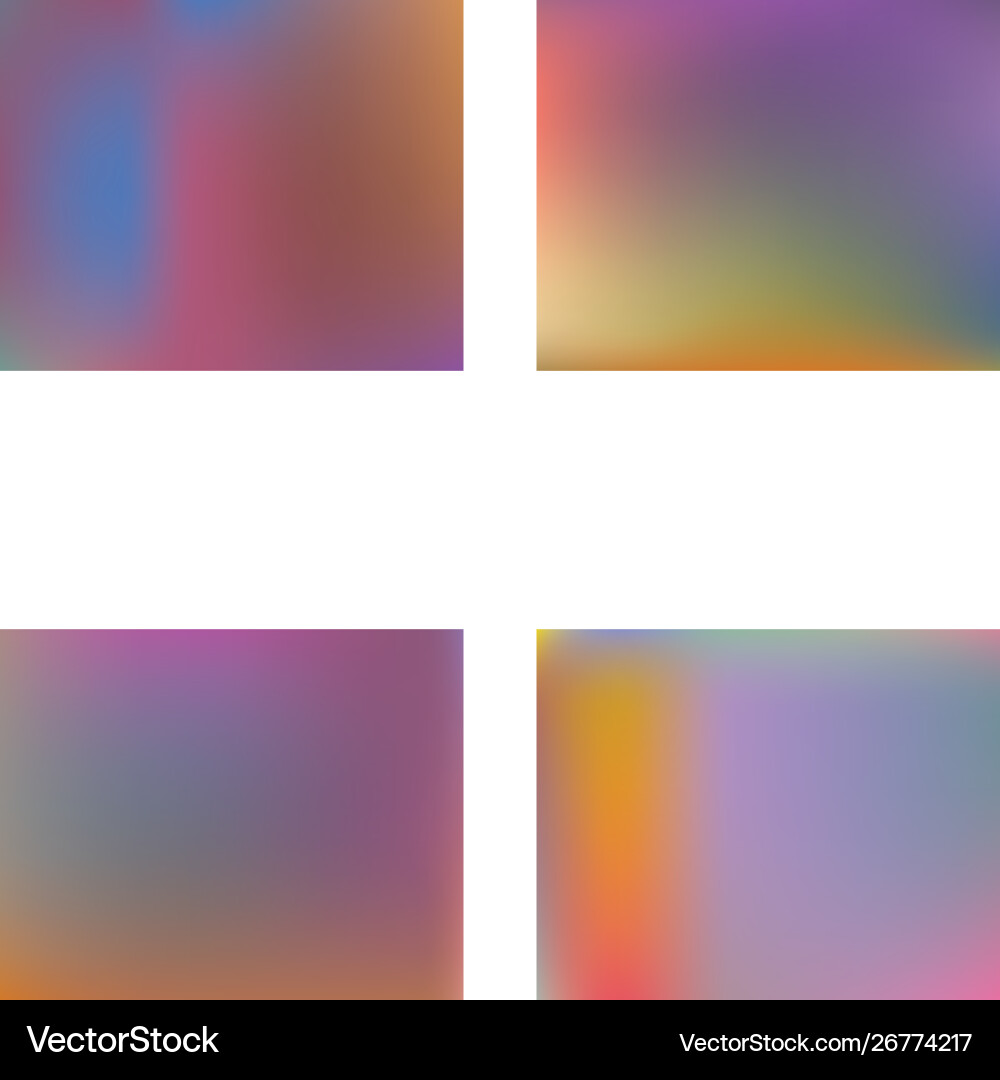 Soft color gradient background vector image