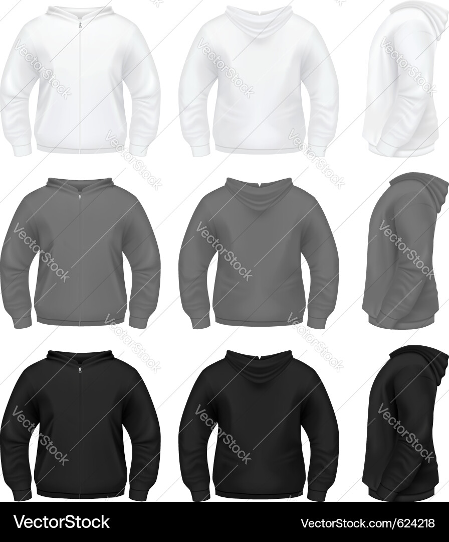 Casual Crew Neck Sweatshirt Vektorbild