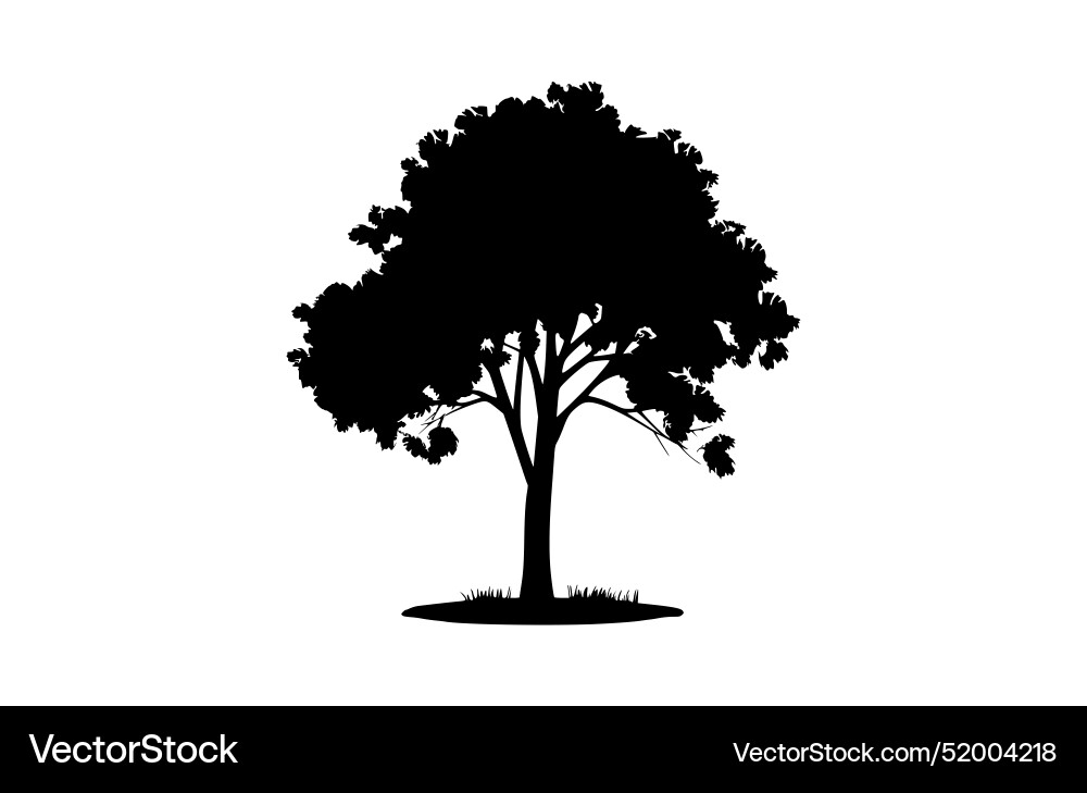 Flat tree icon symbol Vector Image