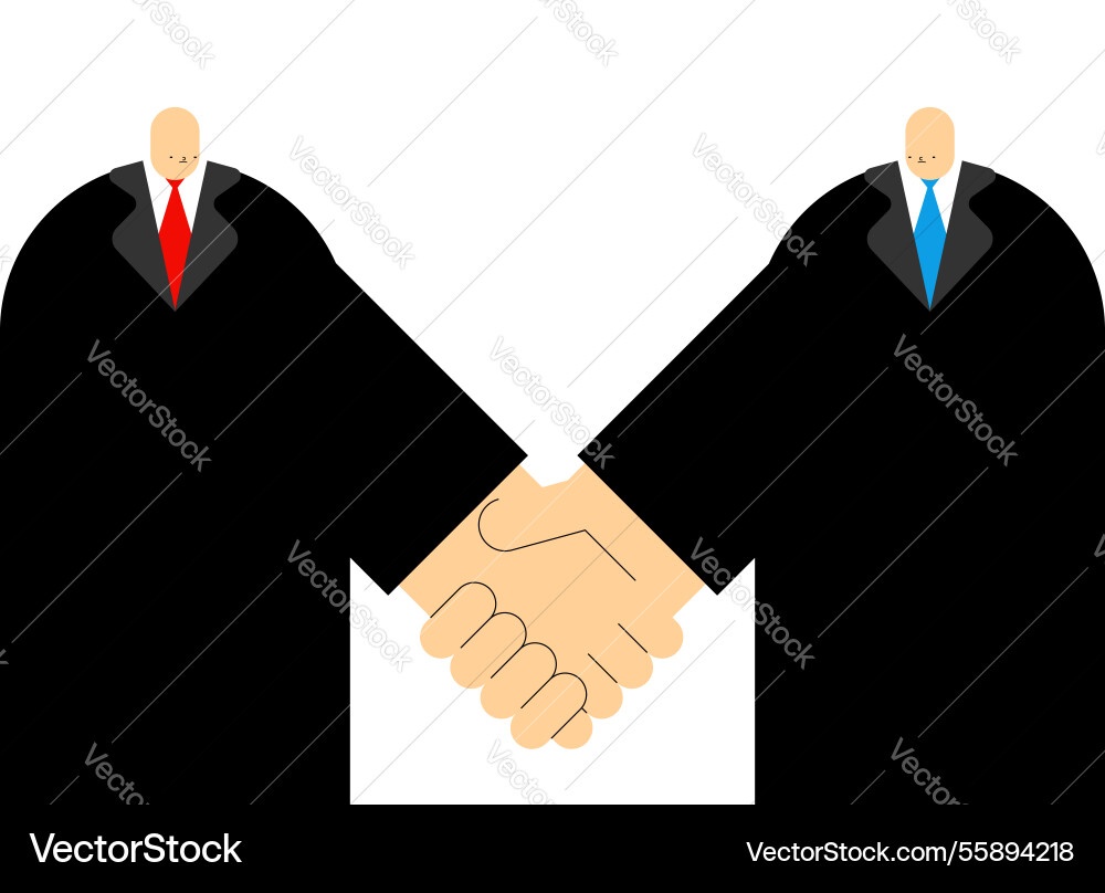 Geschäftsleute handshake Abschluss von Verträgen Geschäftsleute handshake Abschluss von Verträgen vektorbild