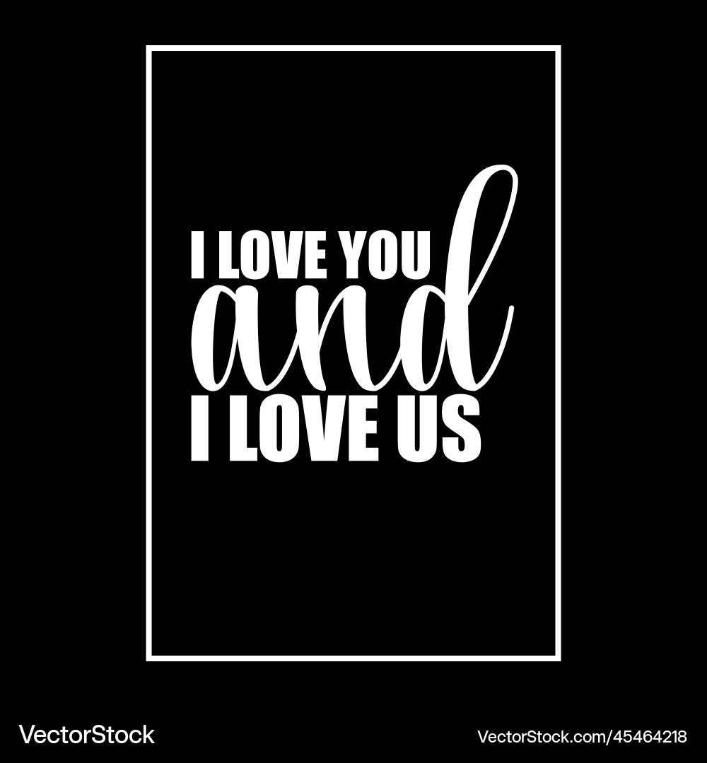 Happy valentines day typography quotes design Vector Image
