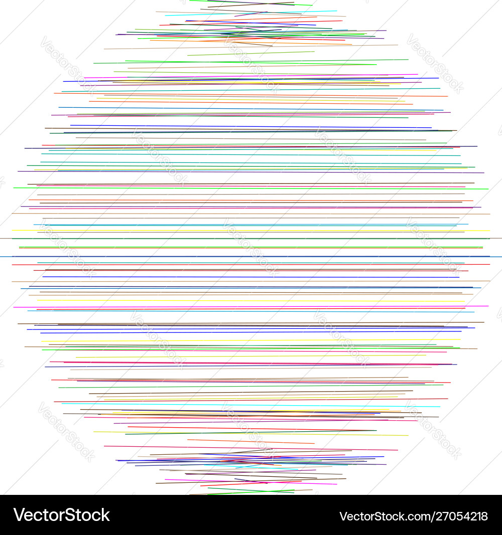 Random dynamic lines circle parallel straight Random dynamic lines circle parallel straight vector image