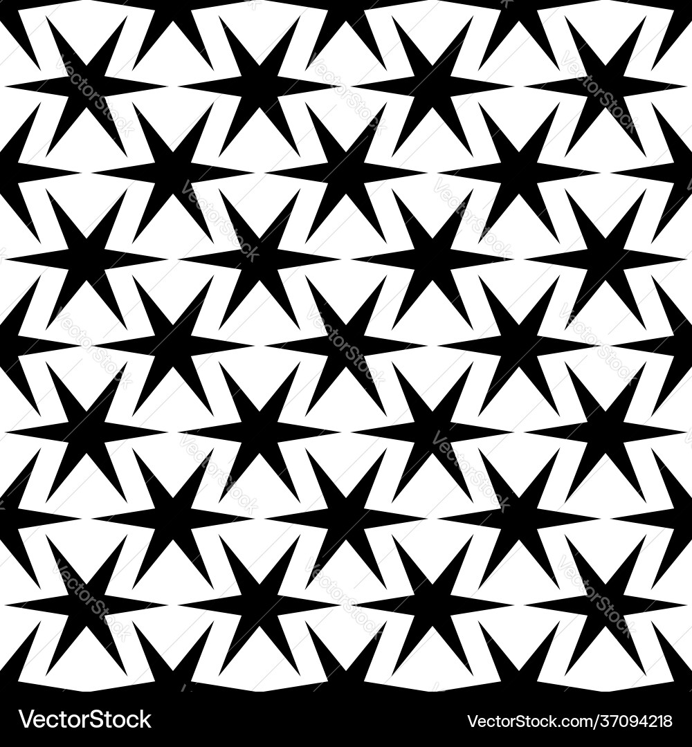 Repeatable seamless star shape pattern Repeatable seamless star shape pattern Vector Image