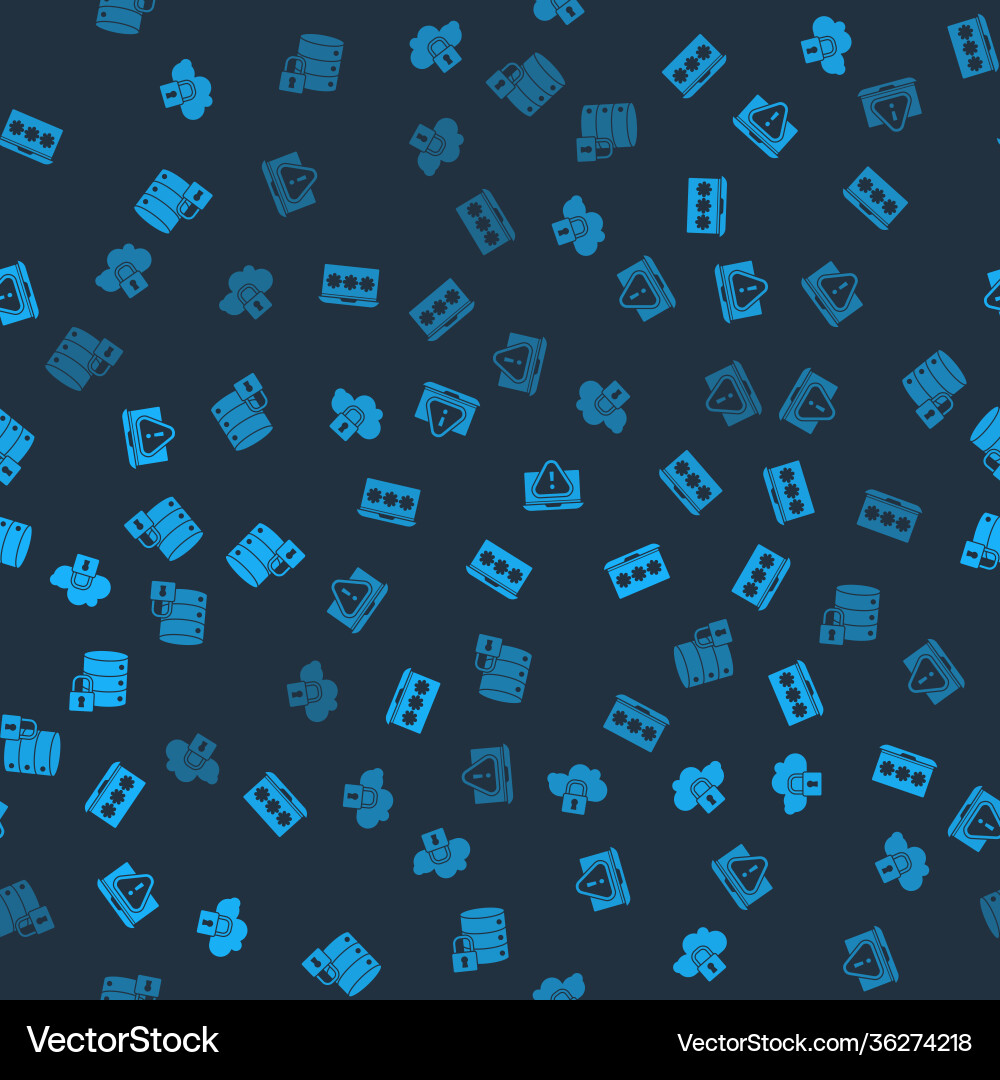 Set cloud computing lock laptop with password Set cloud computing lock laptop with password vector image