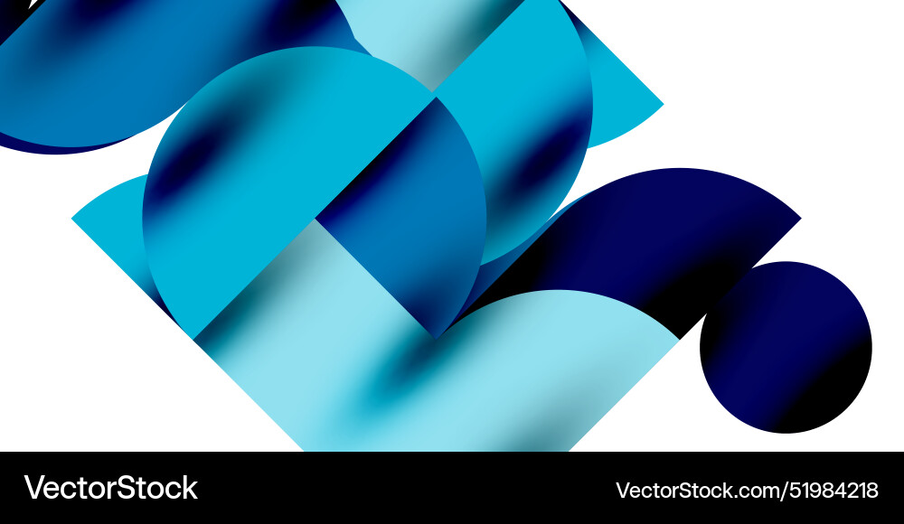 Tech minimal circular shapes geometric art Tech minimal circular shapes geometric art vector image