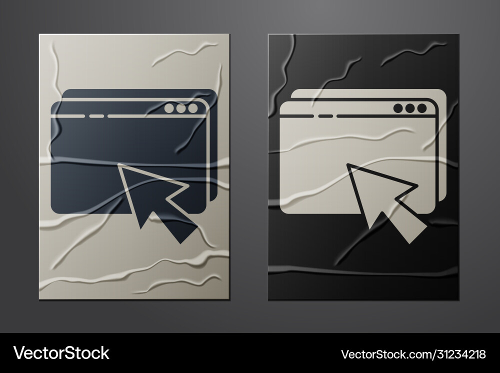 White web design and development concepts icon Vector Image