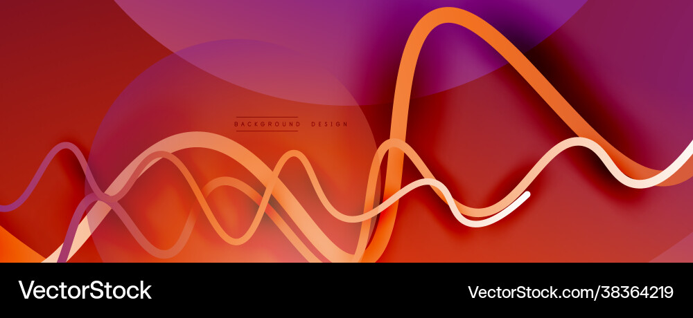 Abstract gradient background with wave line Abstract gradient background with wave line Vector Image