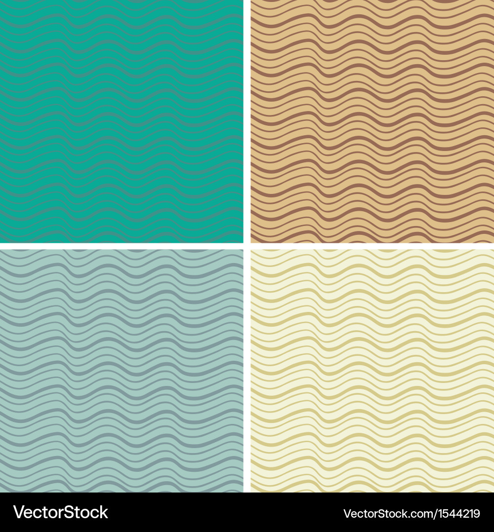 Abstract patterns set vector image
