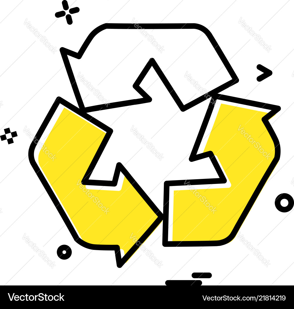 Arrow line loop rotate icon vector image