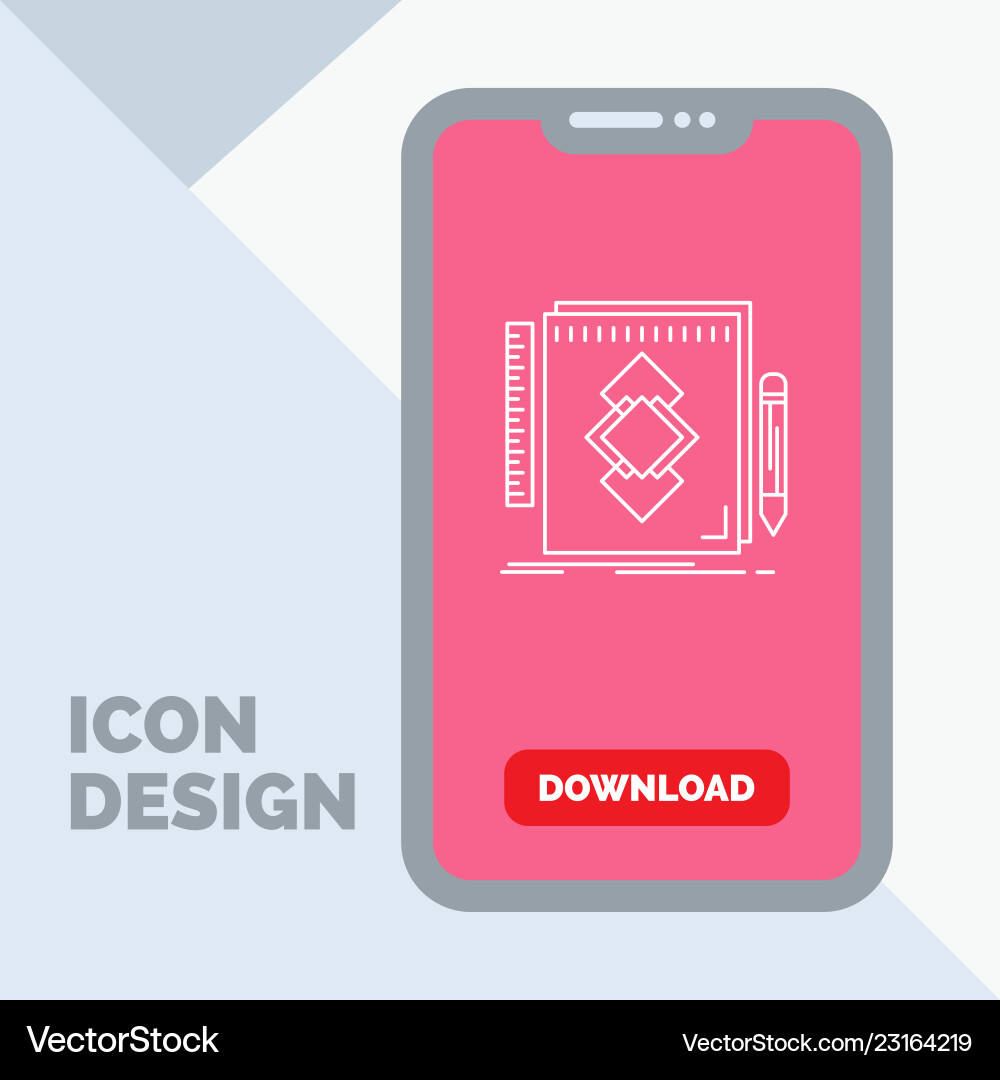 Design tool identity draw development line icon Design tool identity draw development line icon Vector Image