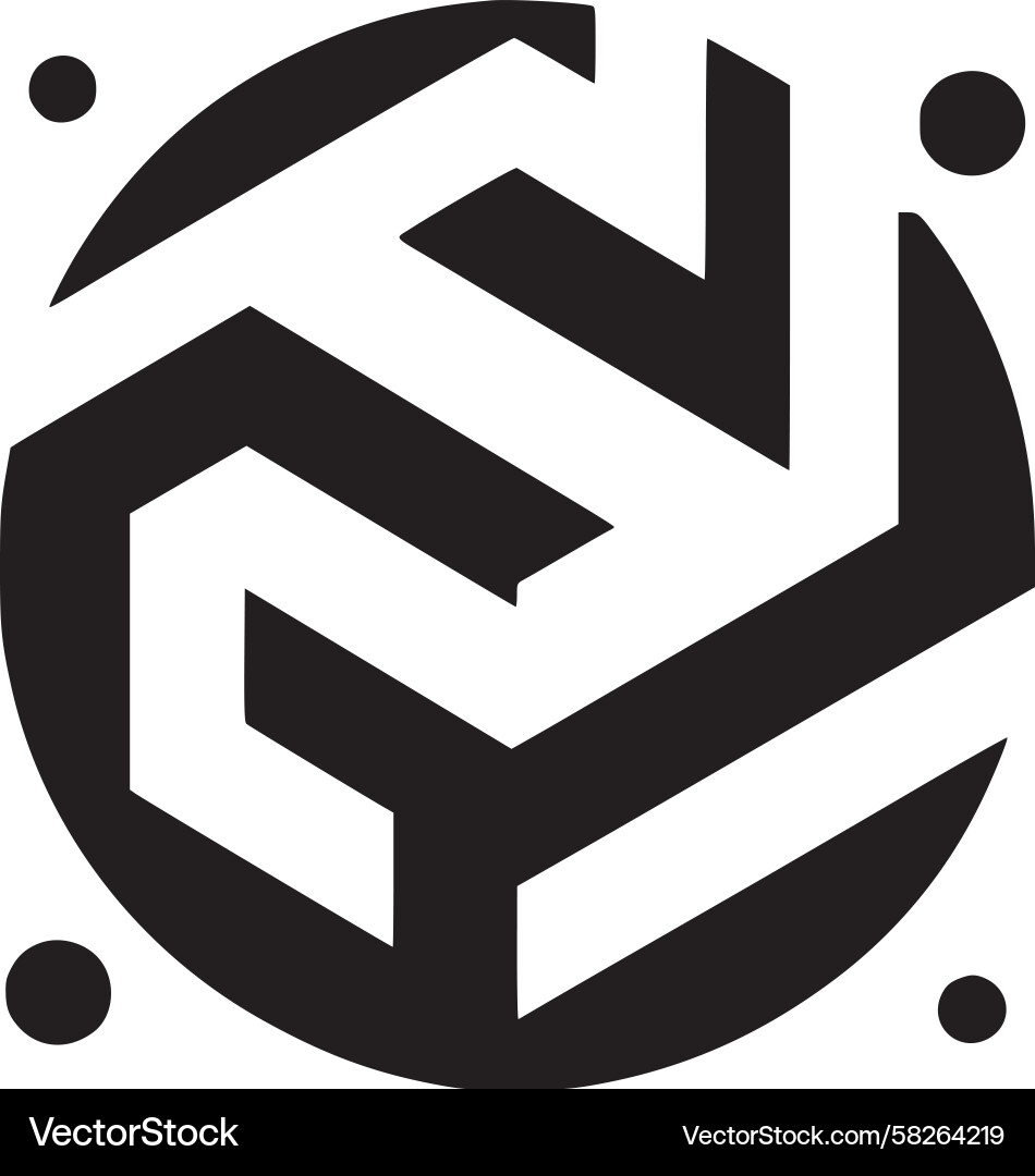 Dynamic Geometric Pattern Vector Image
