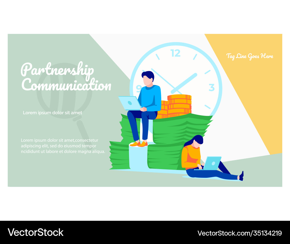 Motivation und Entwicklung Landing Page Template Motivation und Entwicklung Landing Page Template vektorbild