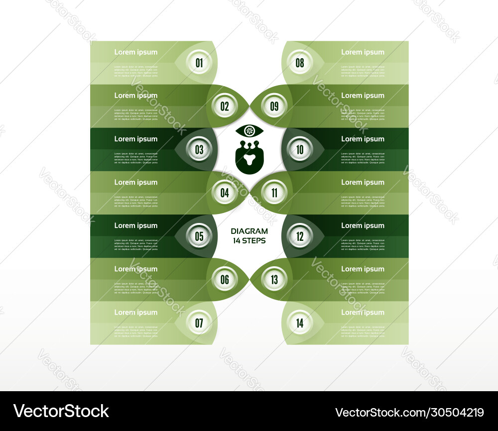Progress Background - Steps & Charts vector image