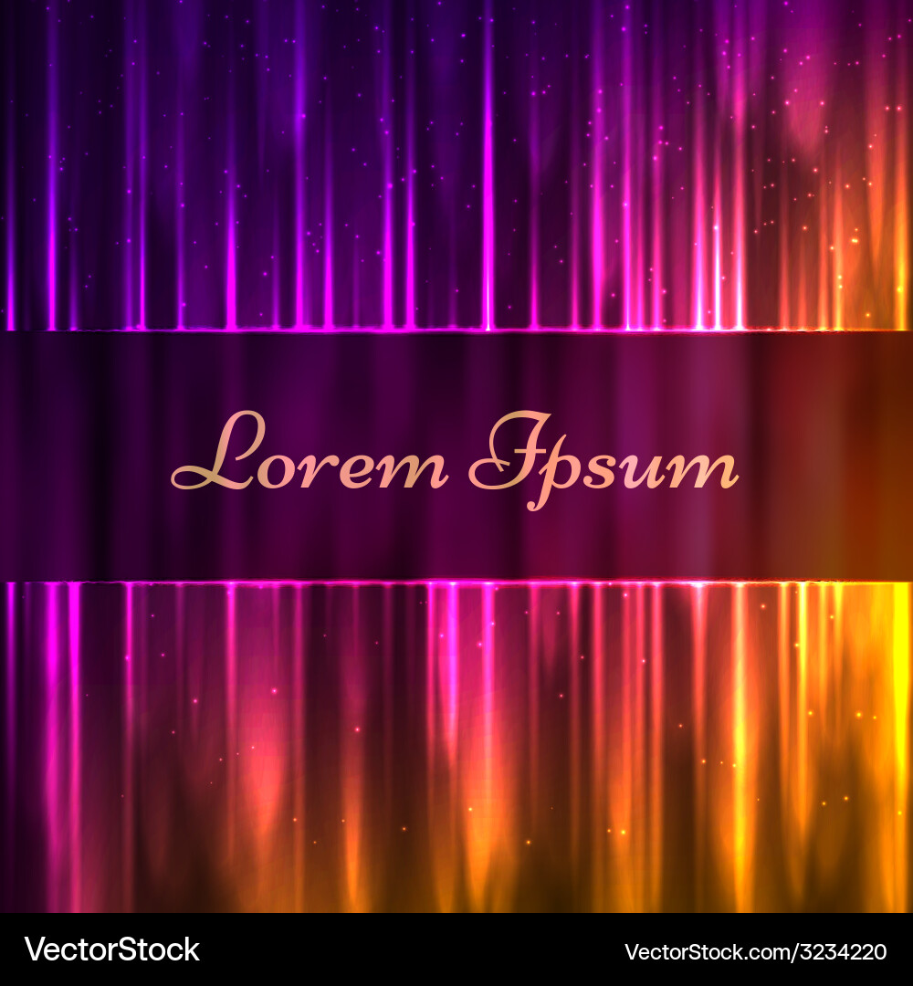 Abstract light background with shiny lines vector image
