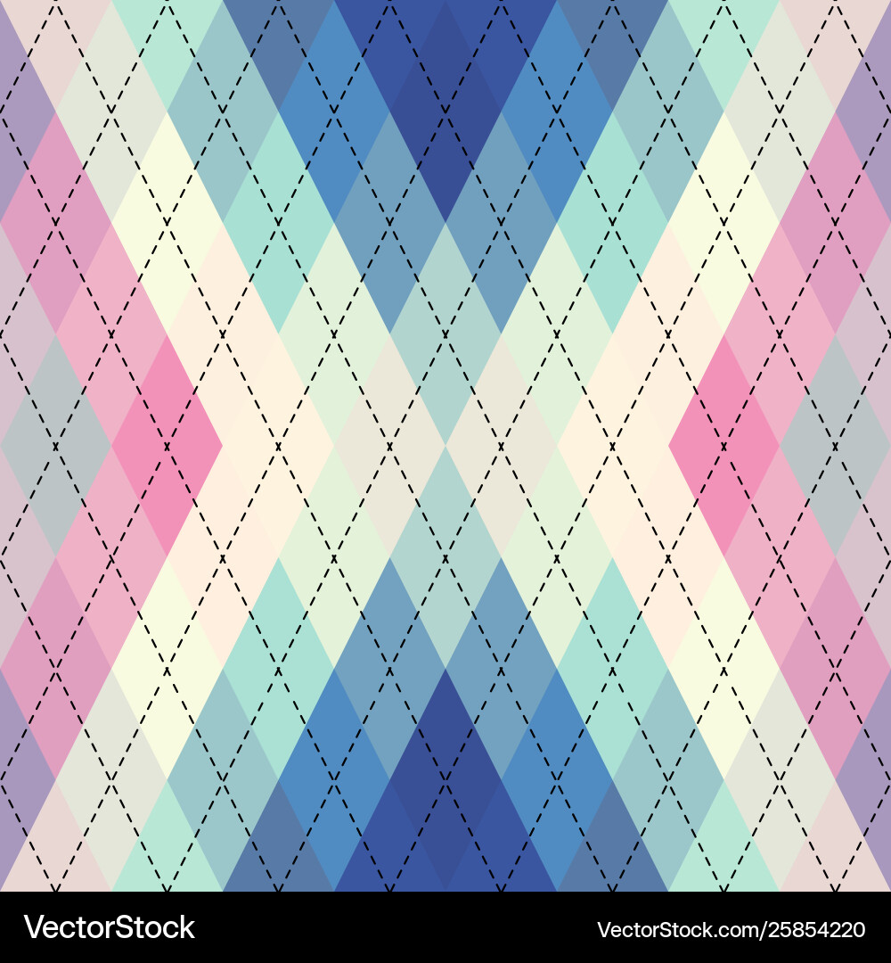 Argyle Pattern Background vector image