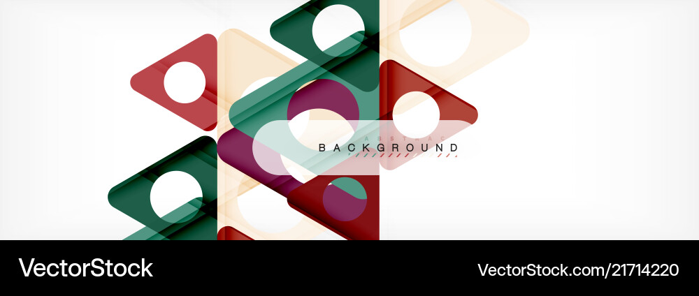 Circle and triangle abstract background Circle and triangle abstract background Vector Image