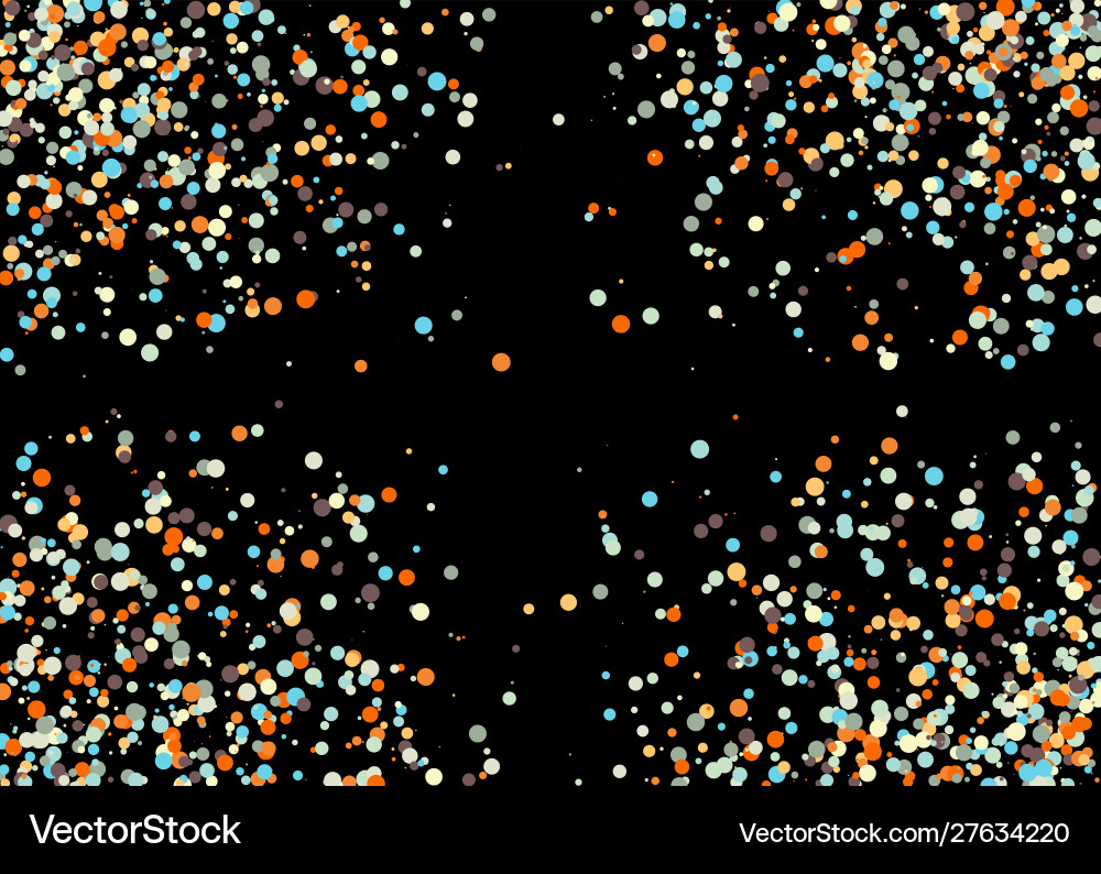 Colorful universe distribution computational vector image
