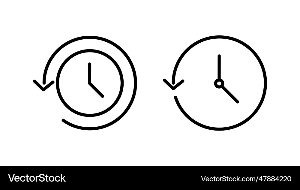 History icon redo Vector Image