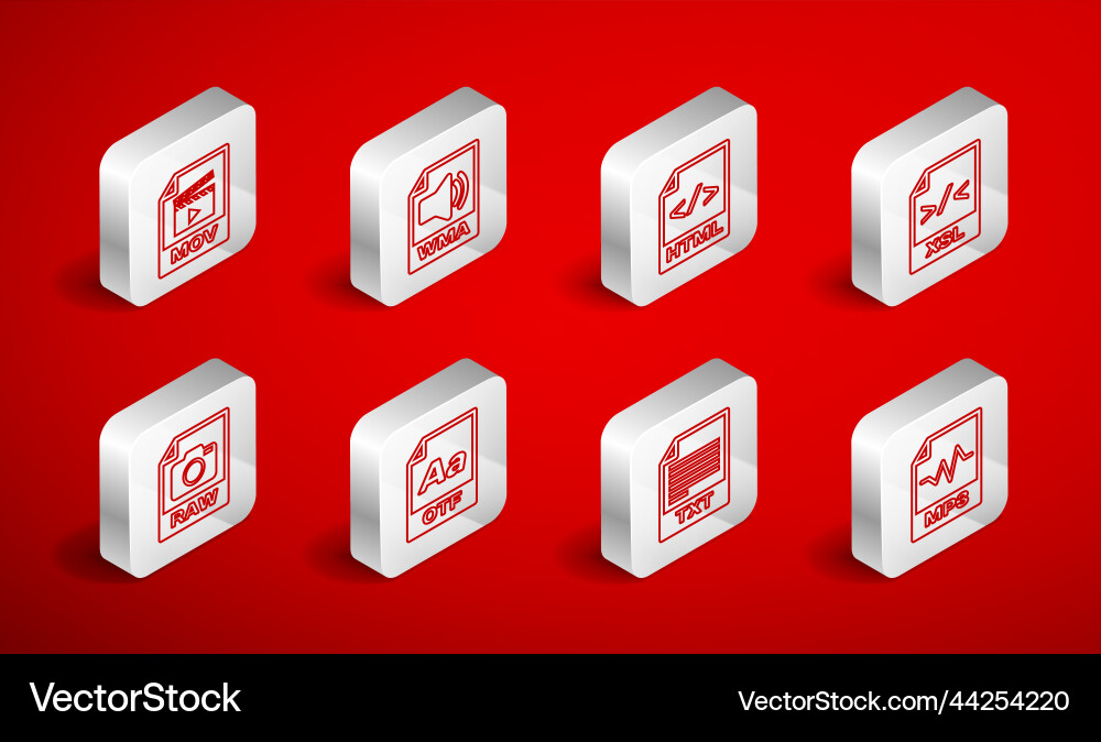 Set line mp3 file document wma html xsl txt Set line mp3 file document wma html xsl txt vector image