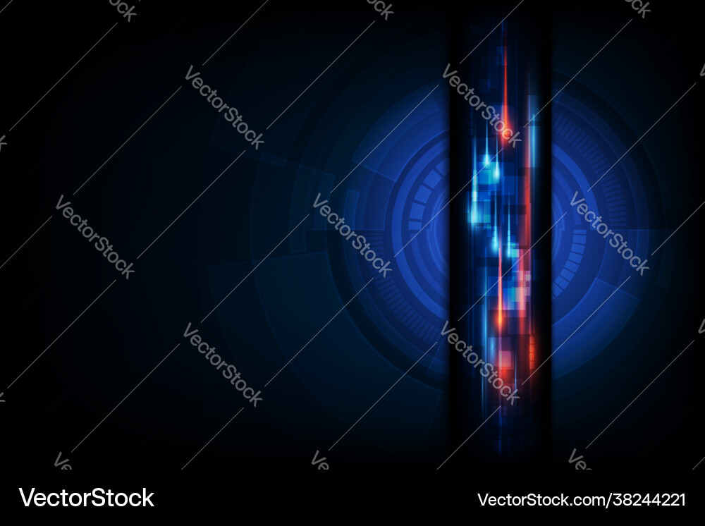 Abstract big data tech innovative networking Vector Image