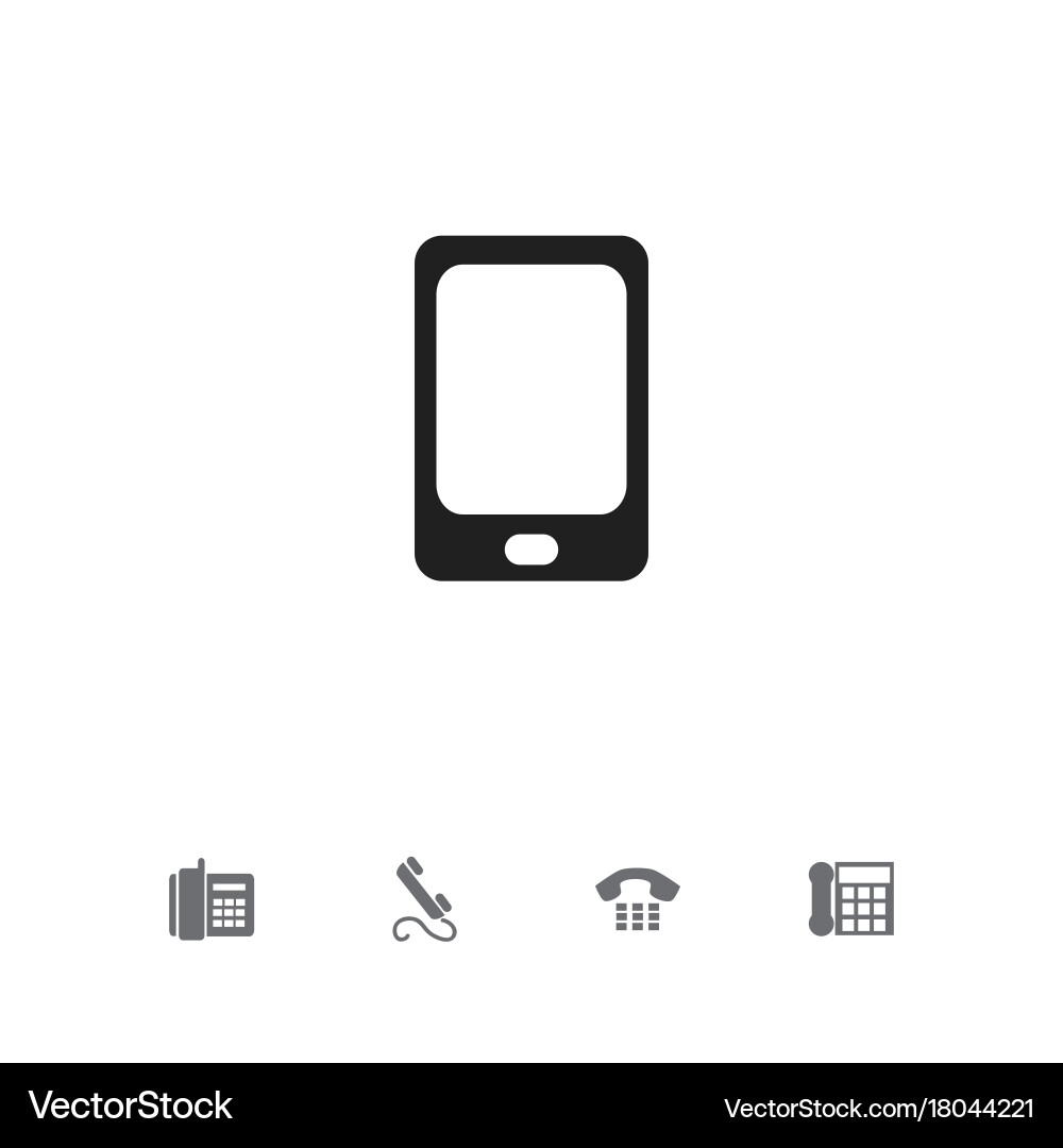 Set of 5 editable device icons includes symbols vector image