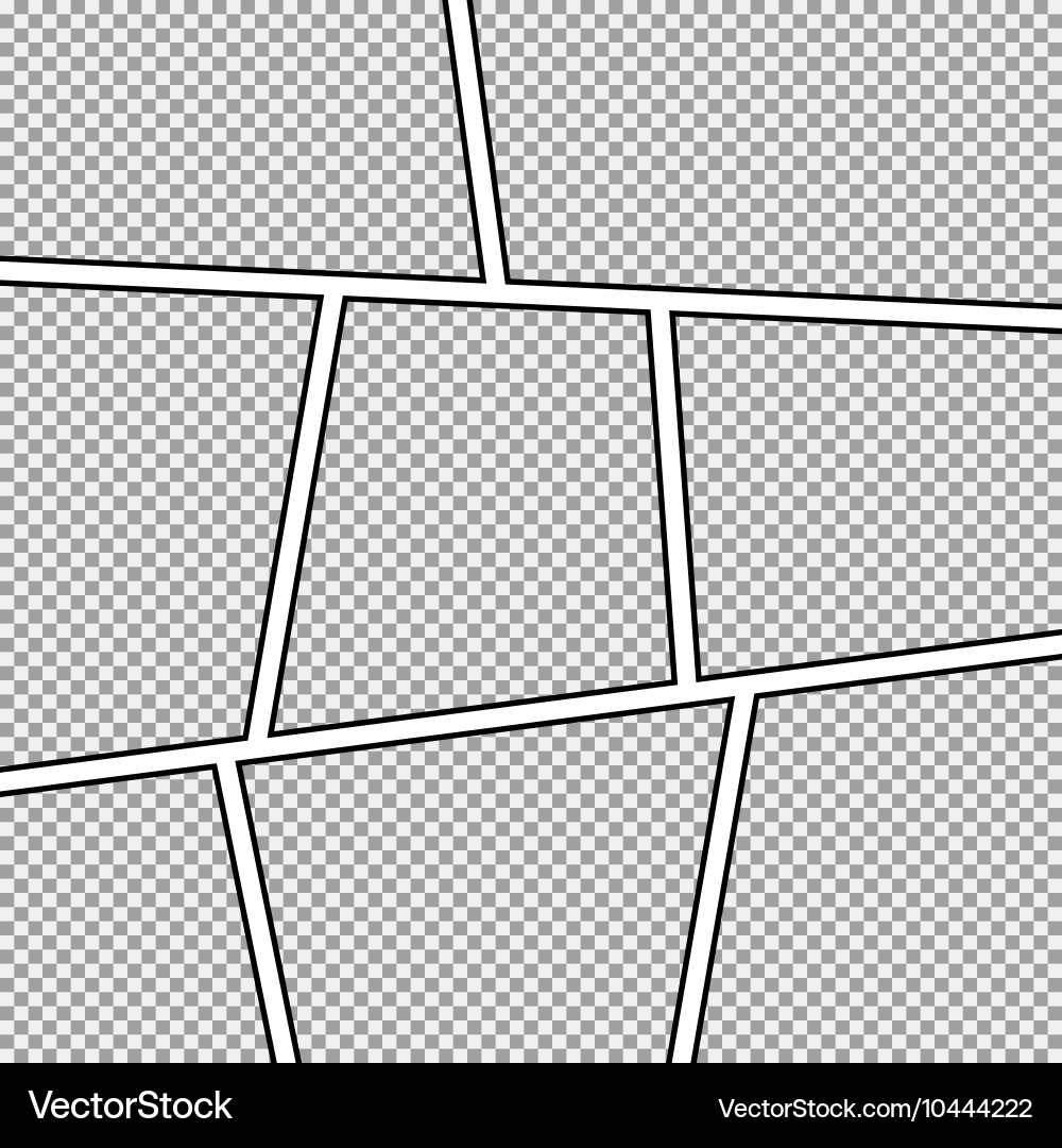 Comic Panel Frame Vector Image