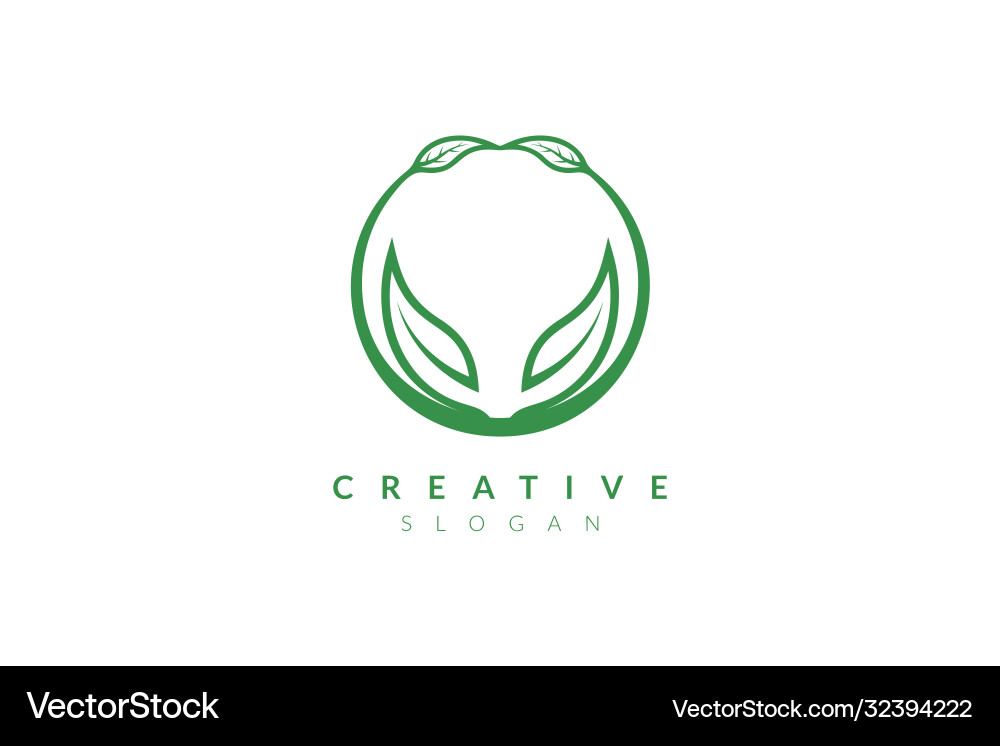 Design leaf various abstract shape minimalist Design leaf various abstract shape minimalist vector image