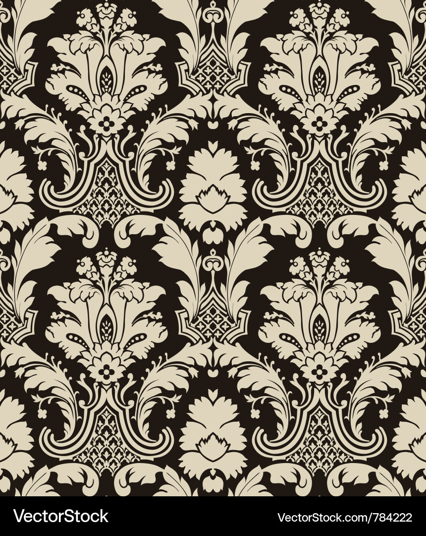 Elegant Damask Pattern vector image