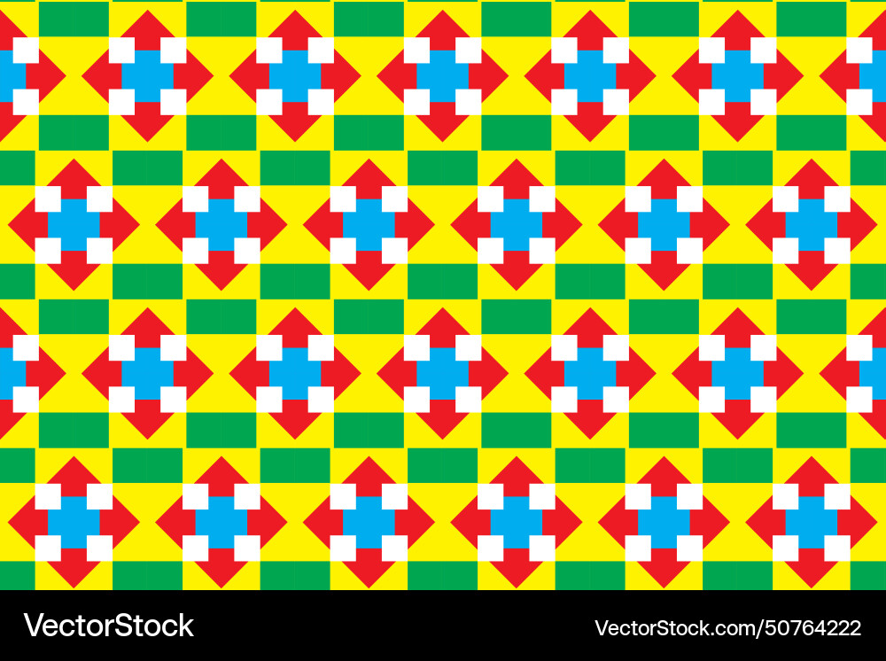 Pattern abstract geometric style repeating sample Vector Image