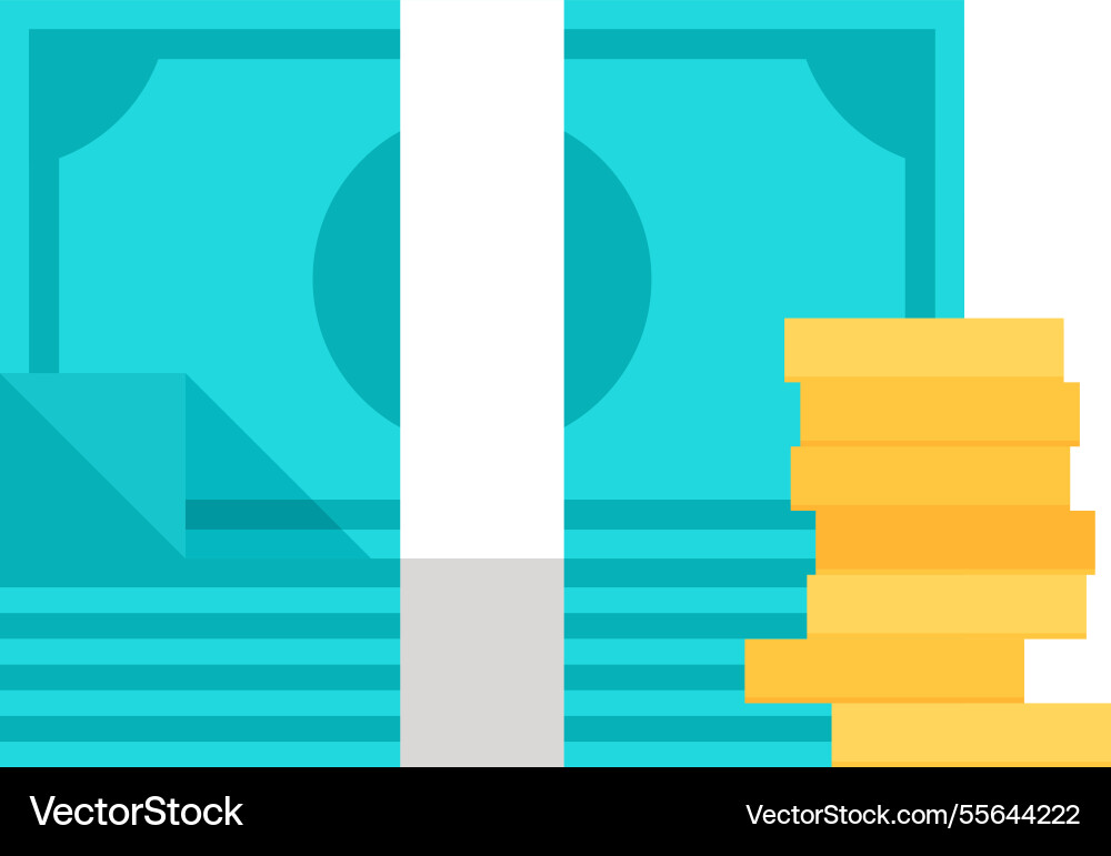 Payment methods flat web icon concept Royalty Free Vector