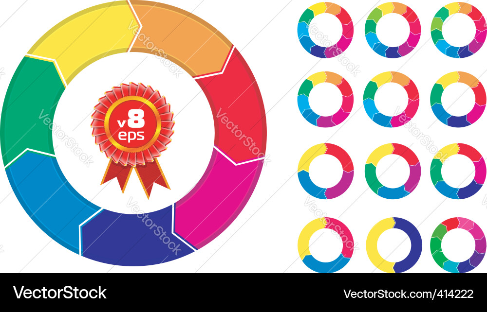 Process Flow Diagram Royalty Free Vector Image