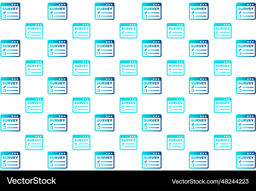 Abstract online survey pattern background Abstract online survey pattern background vector image