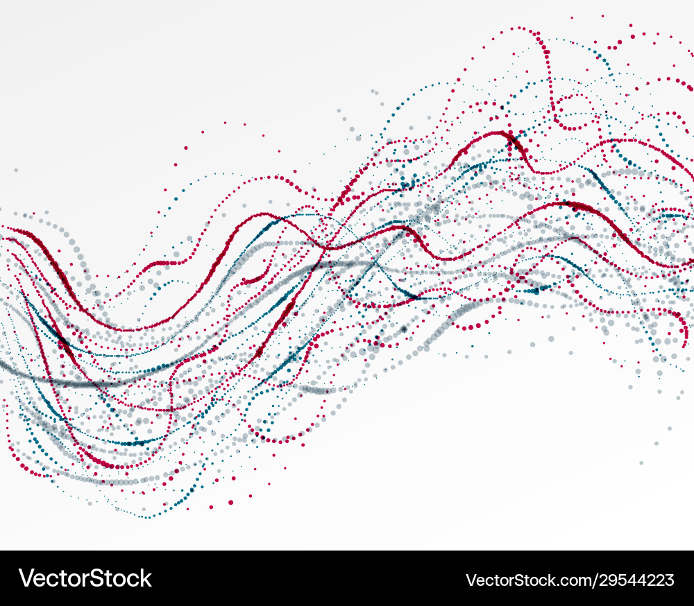 Abstract Particle Flow vector image