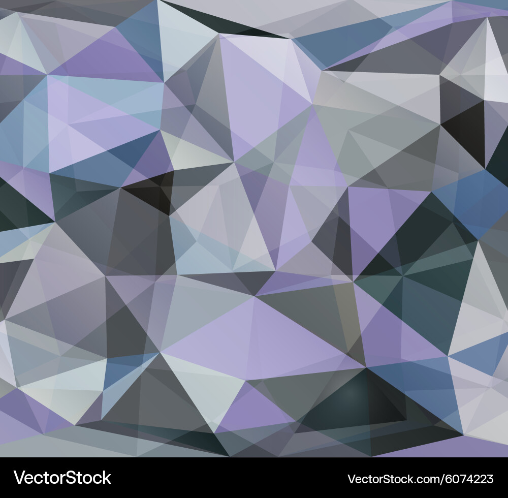 Abstract triangular background vector image