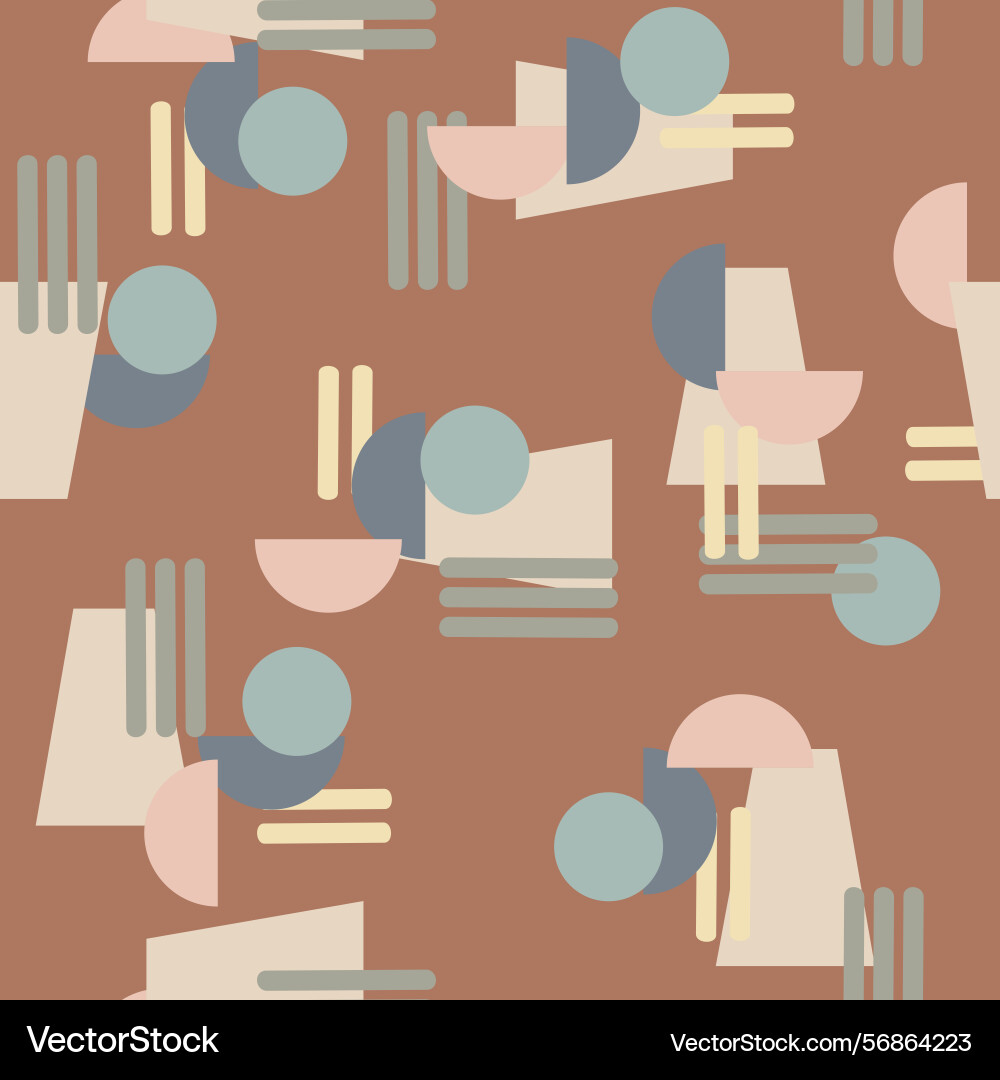 An abstract of geometric objects circles bold An abstract of geometric objects circles bold vector image
