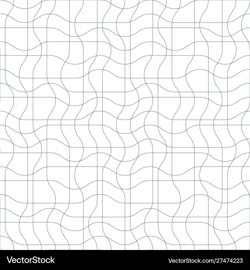Black and white endless pattern created with thin Black and white endless pattern created with thin vector image