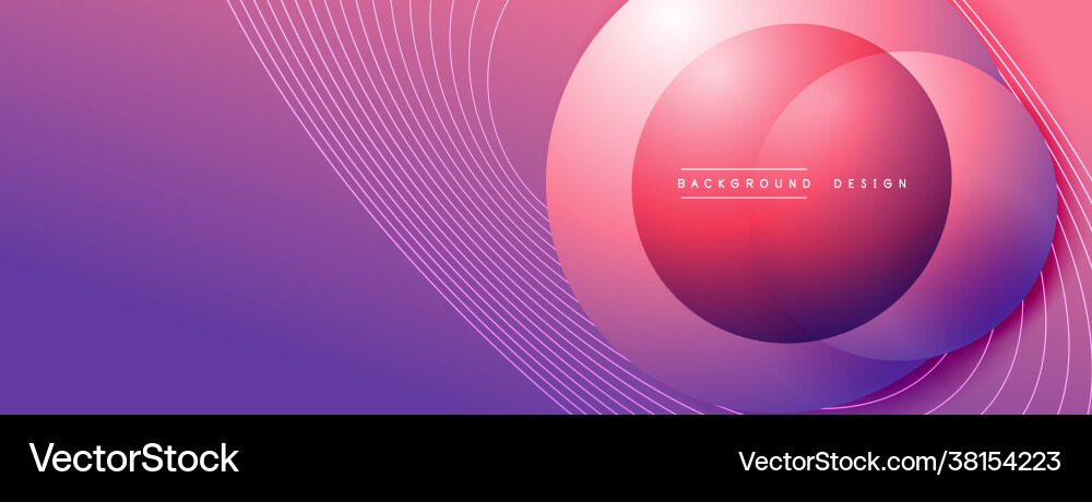 Gradient circles with shadows techno Gradient circles with shadows techno vector image