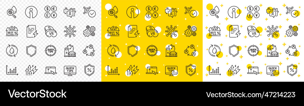 Outline dot plot web tutorials and teamwork line Outline dot plot web tutorials and teamwork line vector image