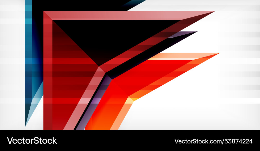 Abstract background color triangles and arrows Abstract background color triangles and arrows Vector Image