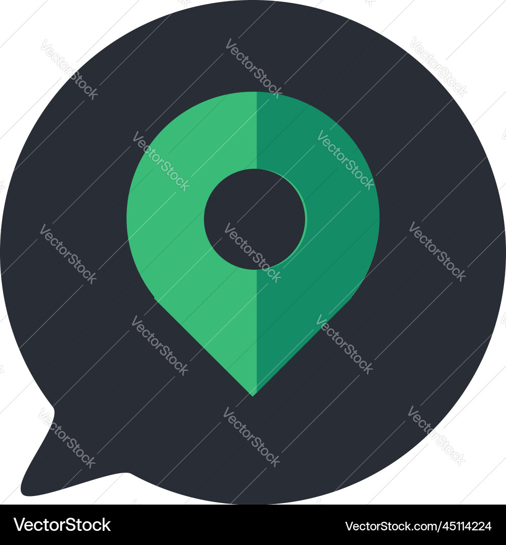 Gps location mobile phone app button icon Gps location mobile phone app button icon vector image