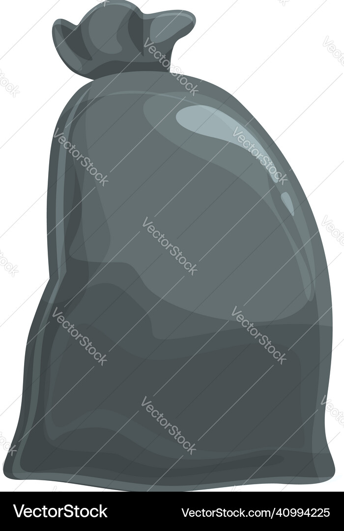Dirt trash bag icon cartoon garbage bin Dirt trash bag icon cartoon garbage bin Vector Image